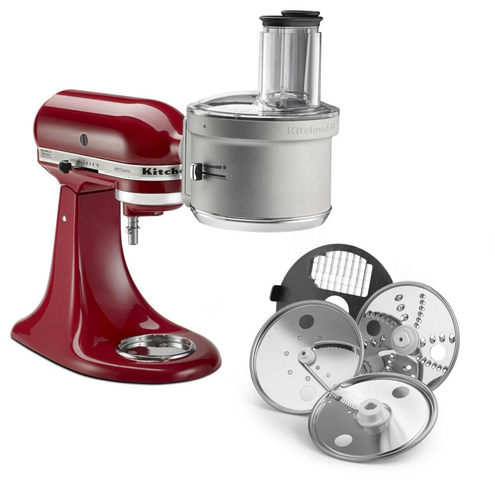 Food Processor Attachment with Commercial Style Dicing Kit - KSM2FPA