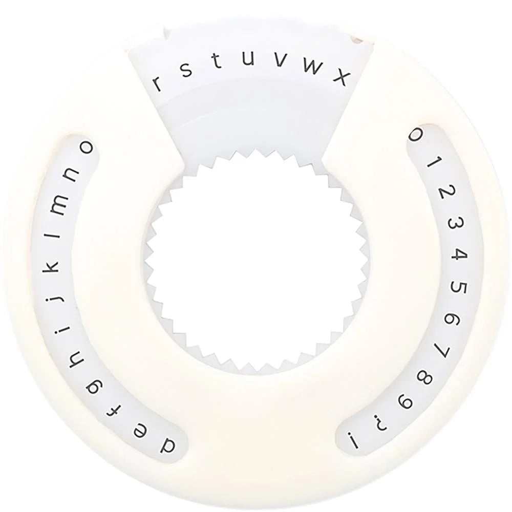 6600435 San Serif Small Label It Font Wheel