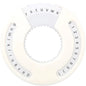 6600435 San Serif Small Label It Font Wheel