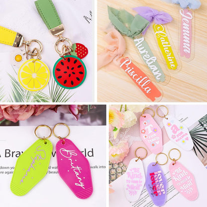 001 Permanent Adhesive Vinyl Bundle - 54Pack Vinyl Sheets (12”X12 Glossy, Matte) for Cutting Machines and Craft Cutter, DIY Craft, Car Decals, Party Decoration, Sticker