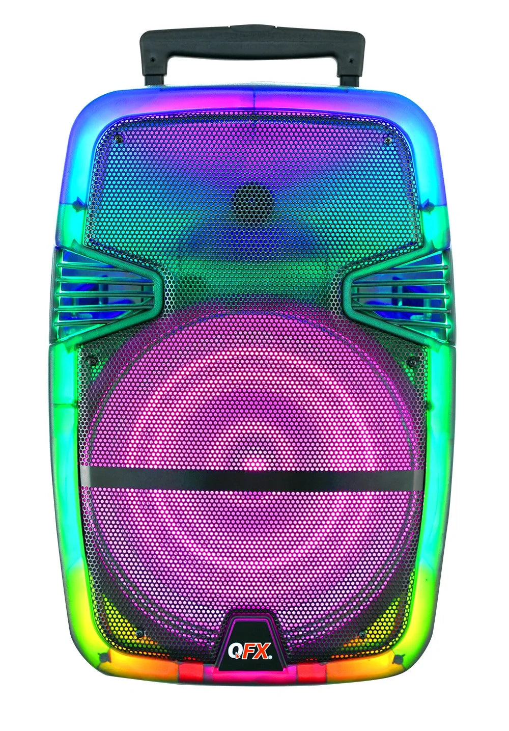 Portable Bluetooth Rechargeable Speaker with Party Lights, TMS-1560, Multicolor