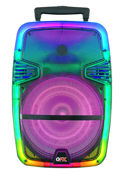 Portable Bluetooth Rechargeable Speaker with Party Lights, TMS-1560, Multicolor