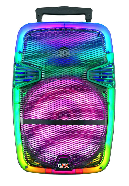 Portable Bluetooth Rechargeable Speaker with Party Lights, TMS-1560, Multicolor