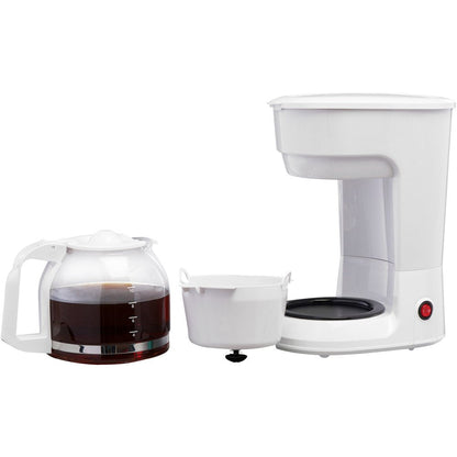 White 12-Cup Drip Coffee Maker, New