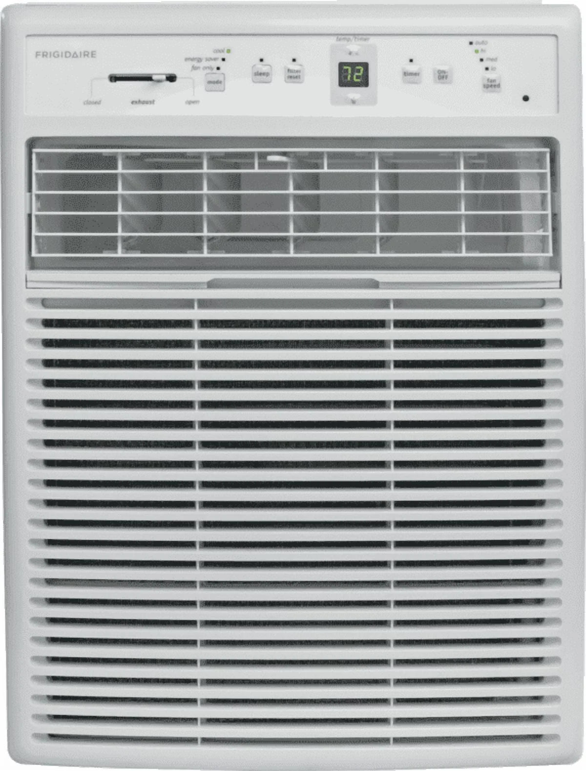 8,000 BTU Slider Casement Window Room Air Conditioner up to 350 Sq Ft, White