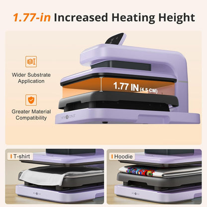 Loklik Cutting Machine & Auto Heat Press 2 15X15