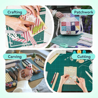HTVRONT Cutting Mat, 6 Pcs Cutting Mat 12X12 & 5 Packs Self Healing Mat- 12" X 18”