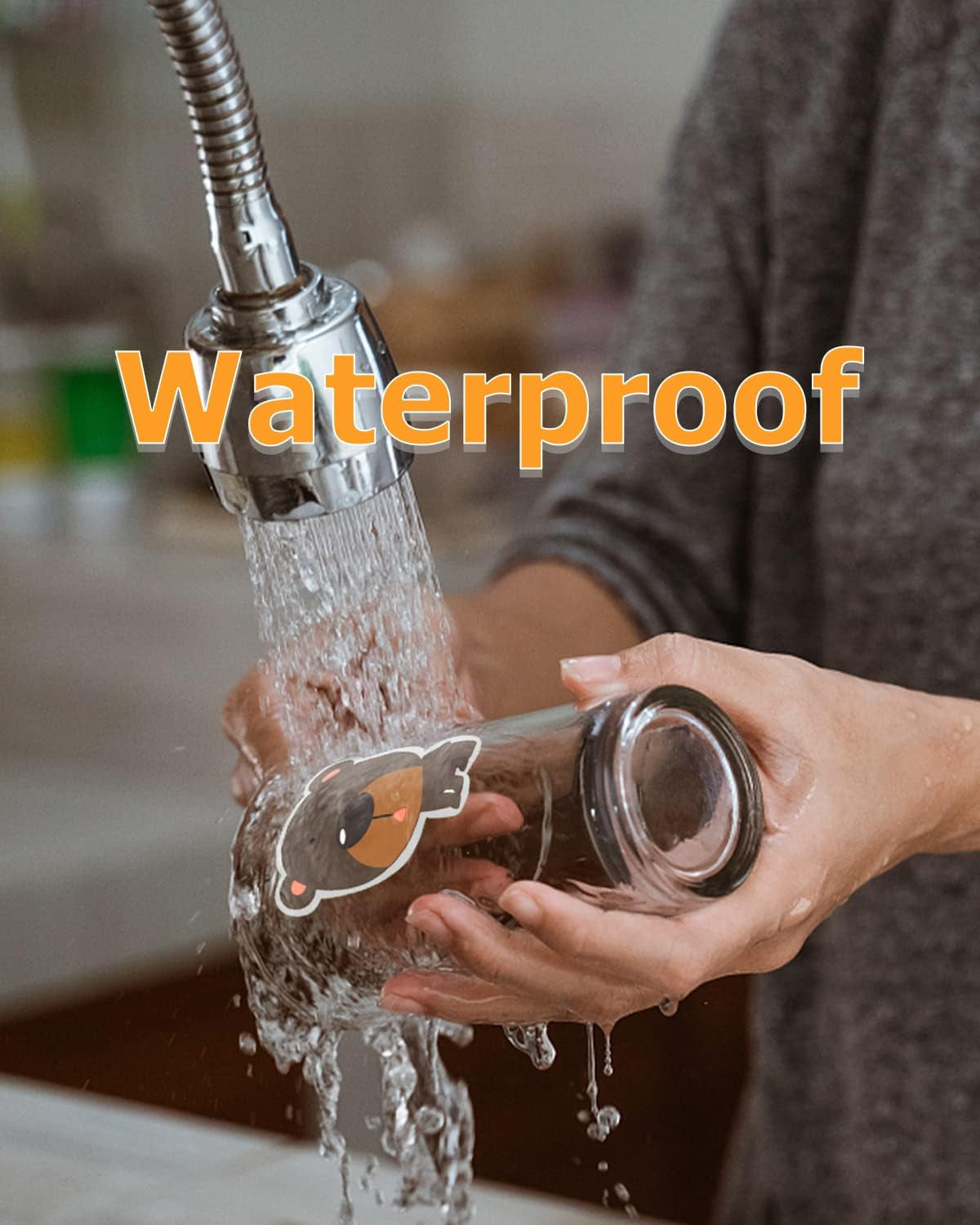 Lzerking Premium Printable Vinyl for Inkjet Printer Sticker Papers 200 Matte 8.5’’X11’’ Waterproof White Lables Decal Paper for Cricut