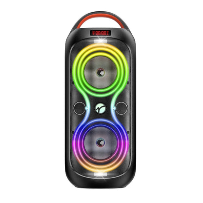 Bluetooth Party Speaker -60W Peak Loud Wireless TWS Portable Speaker with Handle, Beat-Driven Light Show, Splash-Resistant (XP3) for Outdoor Camping, Beach, Garage, Patio Parties