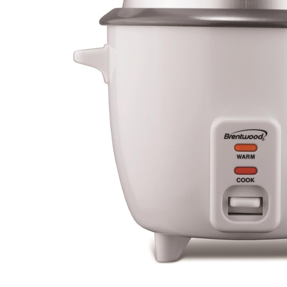 TS-600S 5-Cup Uncooked/10-Cup Cooked Rice Cooker and Food Steamer, White