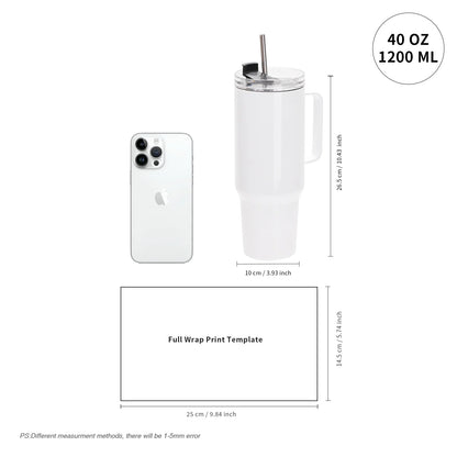 40 L Sublimation Oven Sublimation Starter Beginner Kit Bundle with 40 OZ Sublimation Tumblers,Binder Clips Extra Large,Shrink Wrap Film and Heat Blower