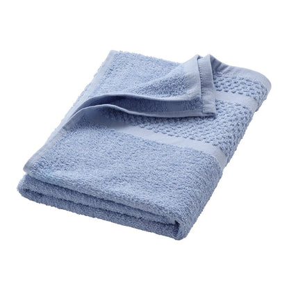 10 Piece Bath Towel Set with Upgraded Softness & Durability, Office Blue