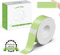 Nelko Genuine P21 Label Maker Tape, Adapted Label Print Paper, 14X40Mm (0.55"X1.57"), Standard Laminated Labeling Replacement, Multipurpose of P21 Label Maker, 180 Tapes/Roll, 1 Roll, Green
