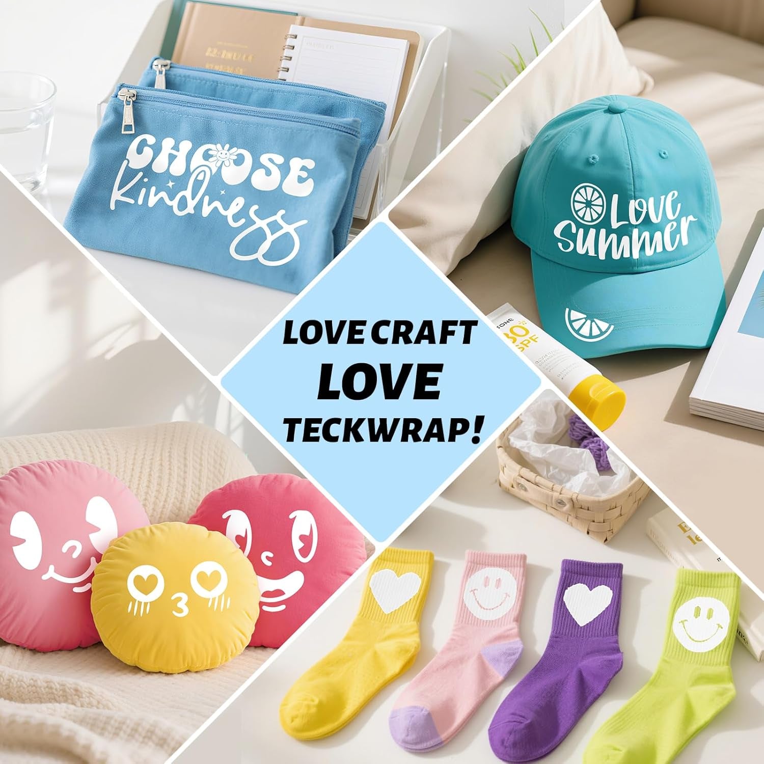 Heat Transfer Vinyl White Iron on Vinyl for All Cutter Machine - 12" X 10Ft HTV Vinyl for Shirts, Easy to Cut & Weed