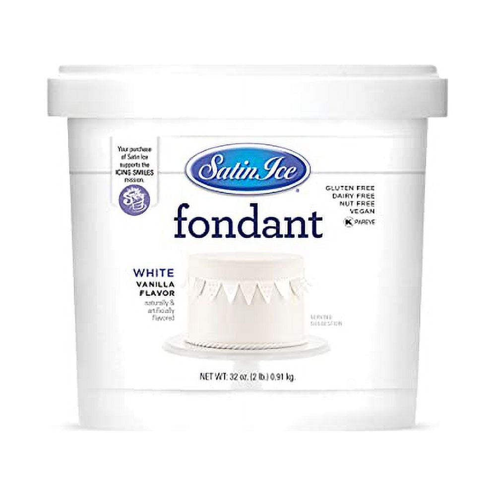 White Fondant, Vanilla, 2 Pounds