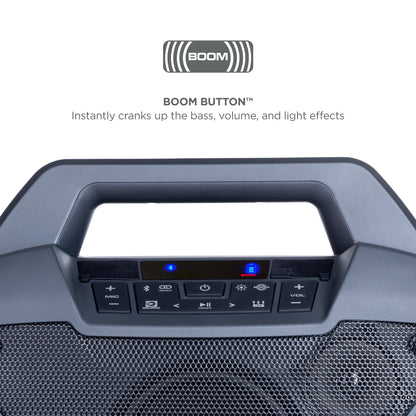 Game Day Primetime Portable Rechargeable Speaker with Lights