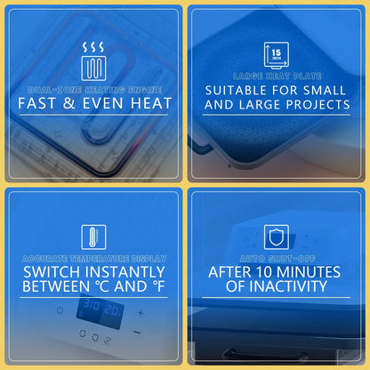 [Easter Machine Bundle]Htvront Auto+Tumbler Heat Press Machine & Free Materials