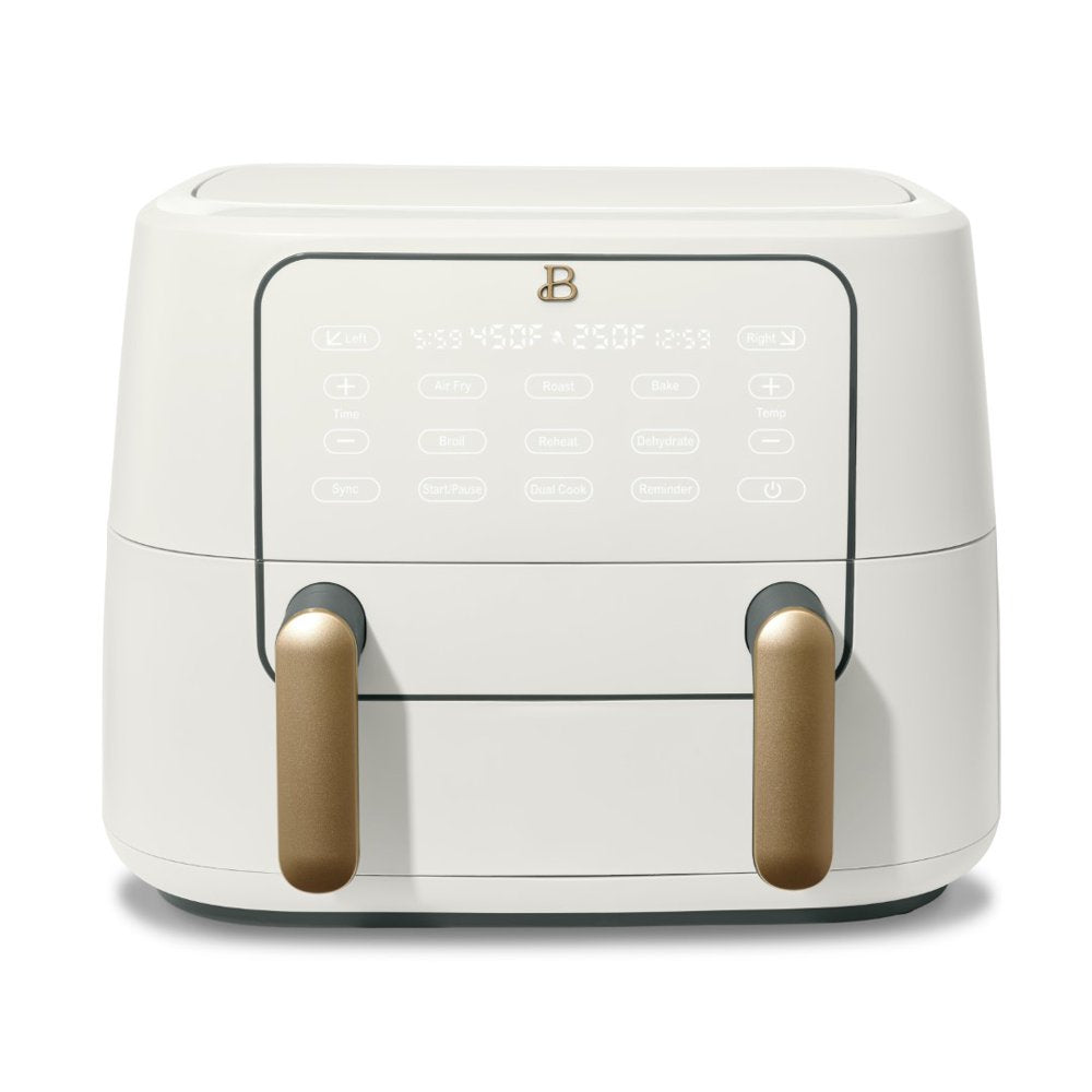 9QT Trizone Air Fryer, White Icing by Drew Barrymore