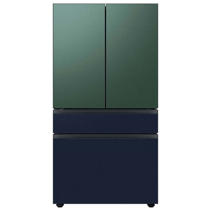 Bespoke 4-Door French Door Refrigerator Panel - Top Panel - Emerald Steel