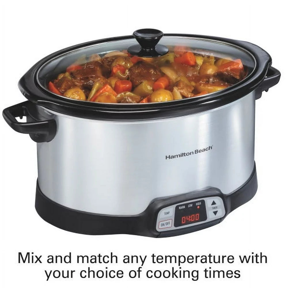8 Quart Programmable Slow Cooker Model 33480