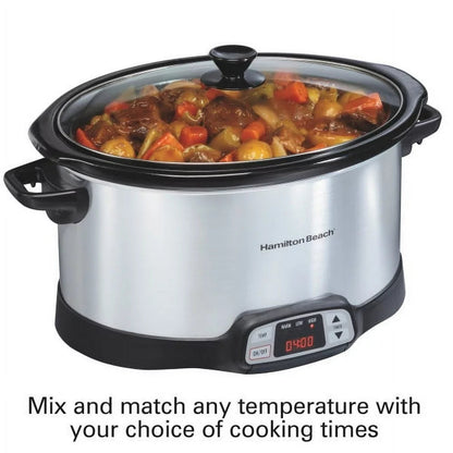 8 Quart Programmable Slow Cooker Model 33480