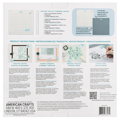 We R Memory Keepers All-In-One Magnetic Platform-4 Pieces