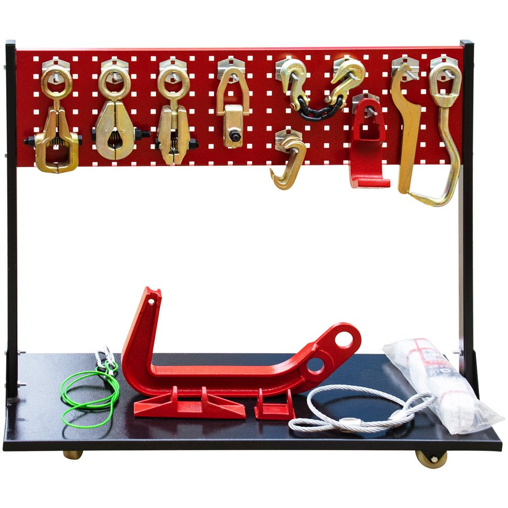 Auto Body Frame Straightener 10 Ton PSI Air Pump Frame Puller Portable Auto Body Puller Frame Straightener with Clamps and 10,000 PSI Hydraulic Foot Pump for Auto Repair Shop