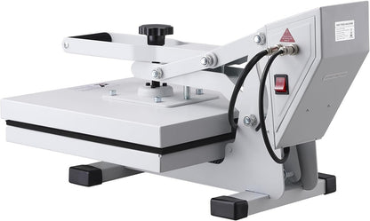 VEVOR Heat Press, 15X15 Heat Press Machine, Fast Heating, High Pressure Heat Press Machine for T-Shirt, Power Digital Industrial Sublimation Printer for Heat Transfer Vinyl, Easy to Use, White