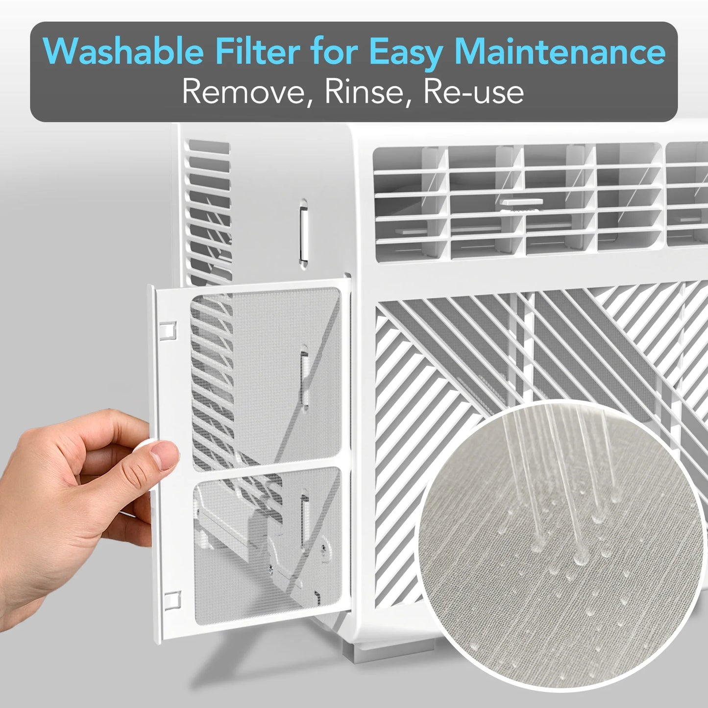 5,000 BTU Window Mounted Room Air Conditioner