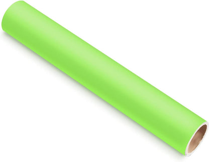 Glow in Dark Vinyl Matte Adhesive Vinyl for Craft Cutter, Sign Plotter 1Ft X 5Ft Neon Green Permanent Vinyl, Neon Lime Green