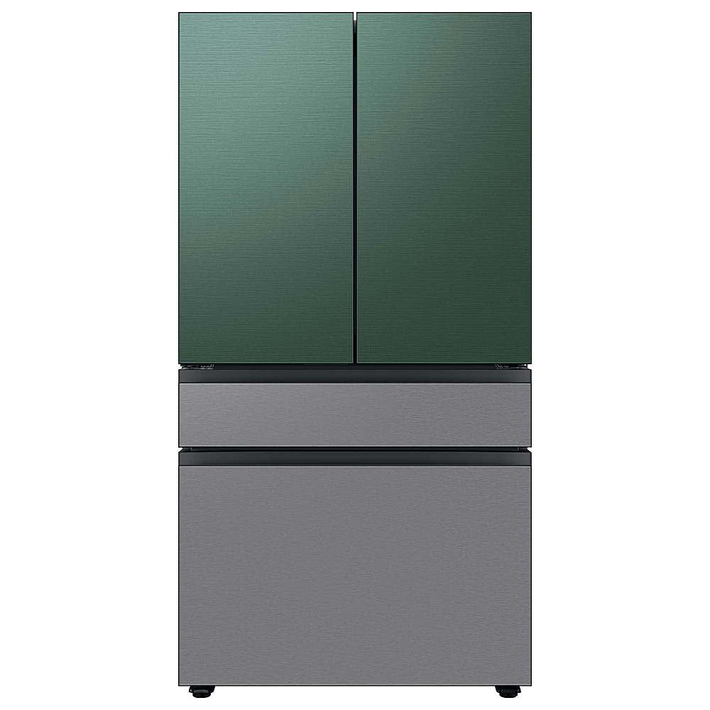 Bespoke 4-Door French Door Refrigerator Panel - Top Panel - Emerald Steel