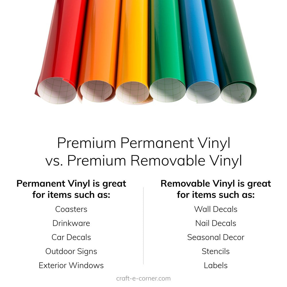 Premium Permanent Vinyl Christmas Colors Metallics Bundle