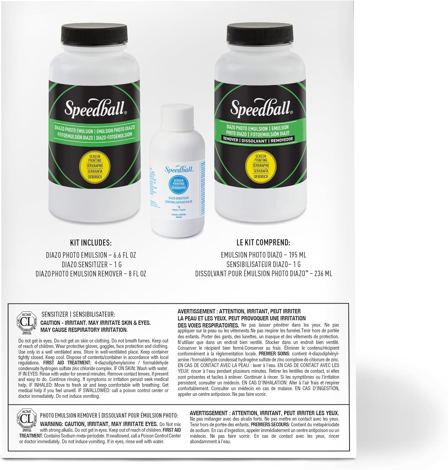 Art Products Diazo Photo Emulsion Kit for Screen Printing Frames