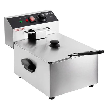 Galaxy EF10E 10 lb. Electric Countertop Fryer - 110V, 1600W