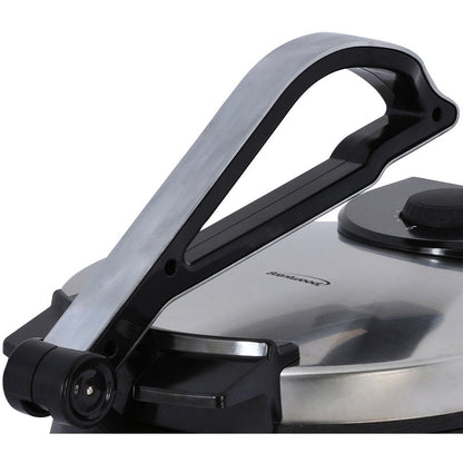 TS-128 Stainless Steel Non-Stick Electric Tortilla Maker, 10-Inch