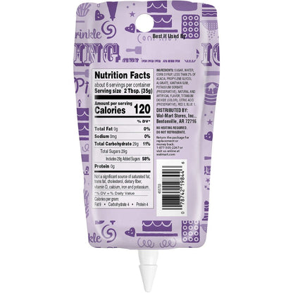 Cookie Icing in a Ready to Use Pouch, Purple, 7 Ounce
