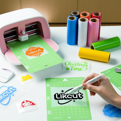 Glee S501 Vinyl Cutting Machine, 3 Likcut Standard Grip Cutting Mats