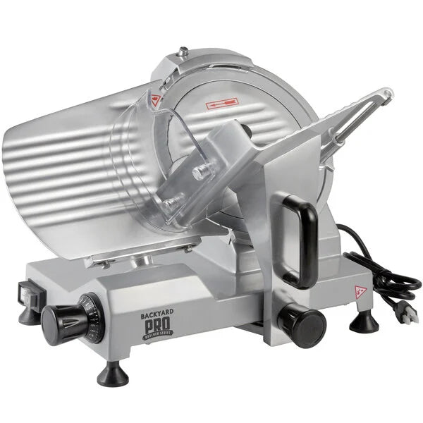Backyard Pro SL110E Butcher Series 10" Manual Gravity Feed Meat Slicer - 120V