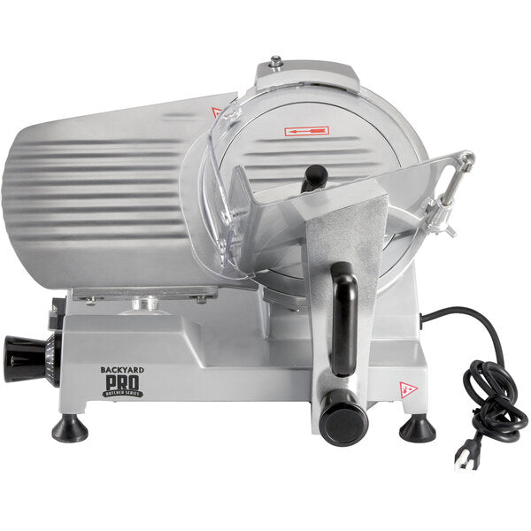 Backyard Pro SL110E Butcher Series 10" Manual Gravity Feed Meat Slicer - 120V