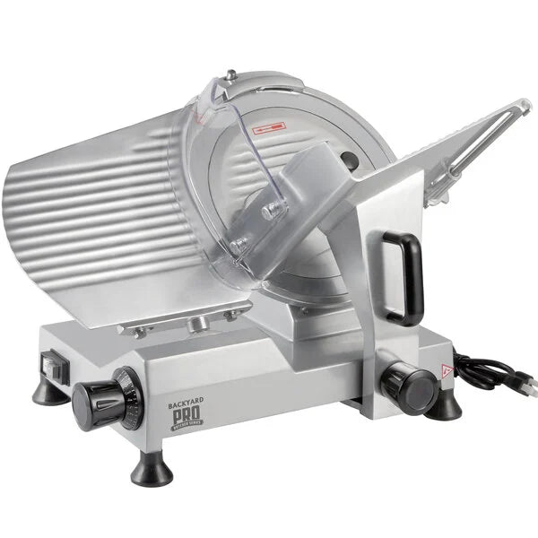 Backyard Pro SL112E Butcher Series 12" Manual Gravity Feed Meat Slicer - 120V