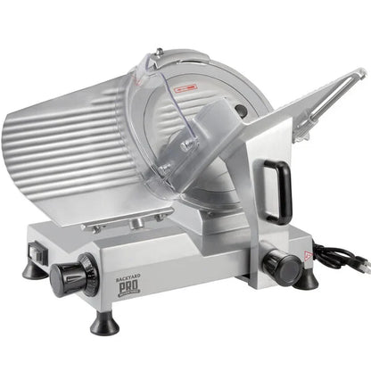 Backyard Pro SL112E Butcher Series 12" Manual Gravity Feed Meat Slicer - 120V