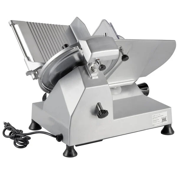 Backyard Pro SL112E Butcher Series 12" Manual Gravity Feed Meat Slicer - 120V