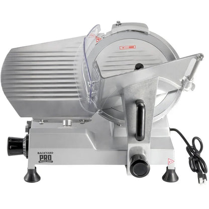 Backyard Pro SL112E Butcher Series 12" Manual Gravity Feed Meat Slicer - 120V