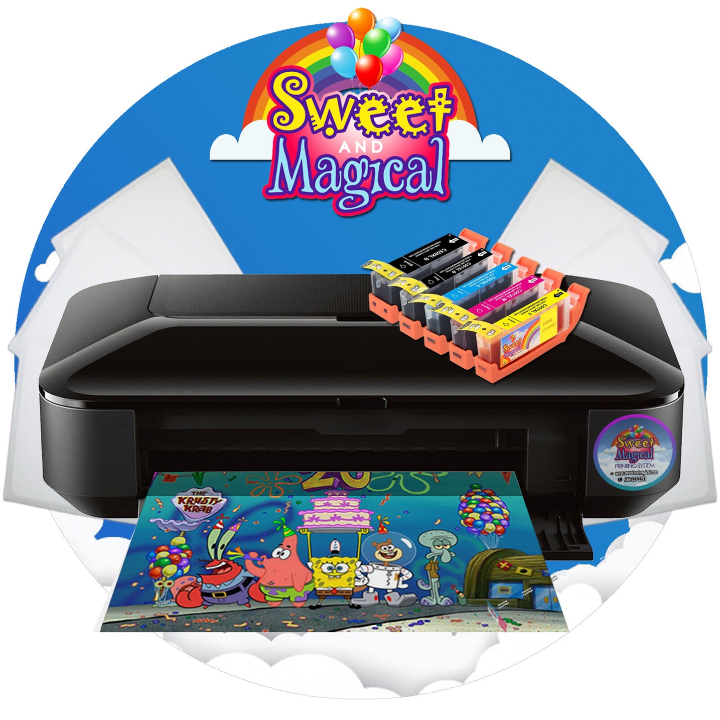 WIDE FORMAT XL EDIBLE PRINTER,INK & EDIBLE PAPER [USES 250/251 INK]