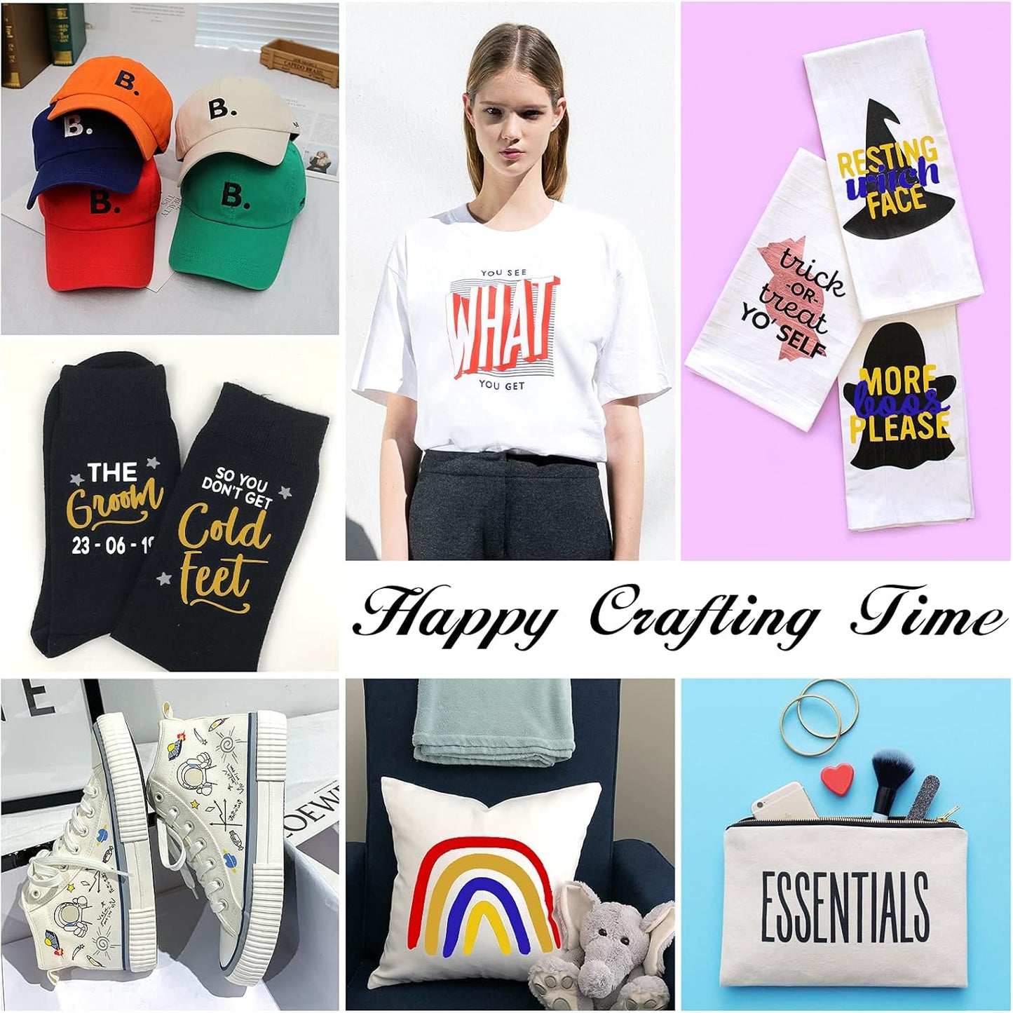 HTV Vinyl Rolls Heat Transfer Vinyl - 12" X 5Ft Red HTV Vinyl for Shirts, Iron on Vinyl for All Cutter Machine - Easy to Cut & Weed for Heat Vinyl Design (Red)