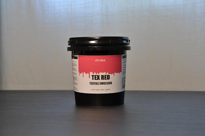 Ecotex® Tex-Red Screen Printing Emulsion (Pint - 16Oz.) Pre-Sensitized Photo Emulsion for Silk Screens and Fabric - for Screen Printing Plastisol Inks, Pure Photopolymer Screen Printing Supplies
