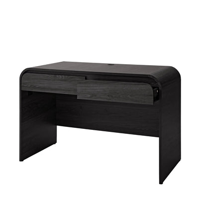 Juliet Rounded Arc Desk, Rich Black Finish