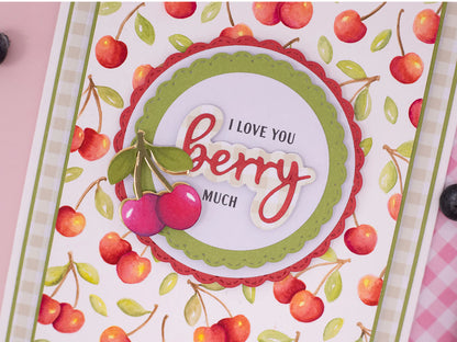 Berry Bliss - Berry Sentiment Stamp & Metal Die Set