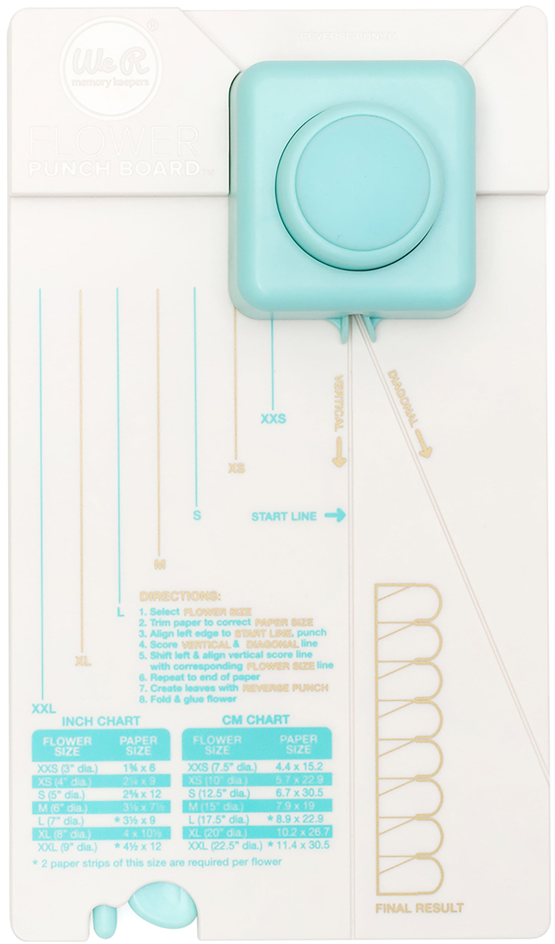 We R Memory Keepers Punch Board-Flower