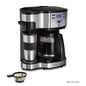 2-Way Brewer, Single Serve or 12 Cup Coffee Maker, Black, 49980A